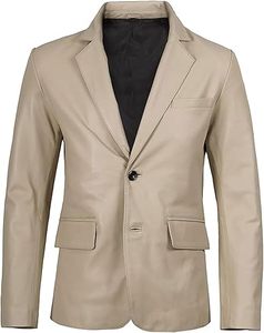 Mens <b>Leather</b> <b>Jacket</b> Fully Customized 100% Original Cowhide Canvas Closure Stand Front - Product Image 1