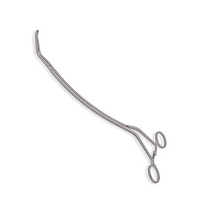 DeBakey Aorta <b>Clamp</b> 6.5-inch Straight Shanks Angled Atraumatic Jaws Stainless Steel Manual General Surgery Cardiothoracic - Product Image 5