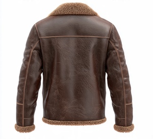 High Quality Premium Cool and Classy Fur Leather <b>Jacket</b> For Men - Product Image 4