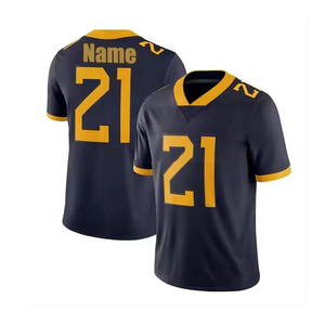 Nouveautés 2026 – Maillots de football américain personnalisés en gros, unisexes, brodés, à manches courtes, pour toutes les équipes - Product Image 4