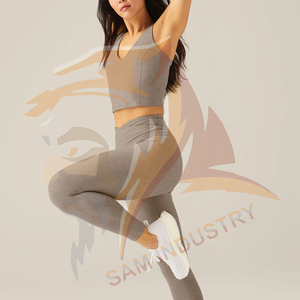 Leggings Deportivos de Spandex con Logo Personalizado, Cintura Elástica, Ligeros, para Yoga y Gimnasio - Product Image 6