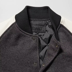 Chaqueta Varsity Bordada para Hombre 2026, Estilo Americano, con Parches en la Parte Delantera, Estilo Retro Vintage, Cortavientos Unisex - Product Image 3
