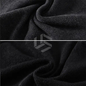 Pantalones Cortos Negros con Lavado Ácido para Hombre, Algodón 260 280 300 GSM, con Cordón Ajustable, Estilo Vintage, con Diseño Personalizado OEM - Product Image 5