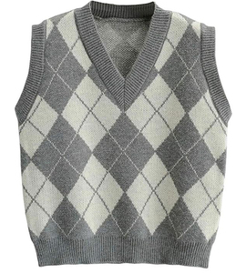 SLadies Knit Sweater Vest - Sleeveless Button Cardigan <b>Top</b> - High Quality Soft Female Autumn Layering Piece Breathable - Product Image 5