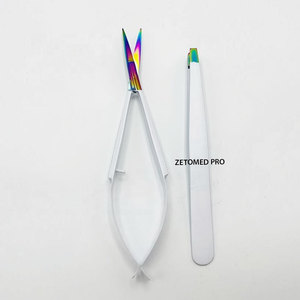 Professional Eyebrow Tweezers Hair <b>Trimmer</b> Scissors Set Stainless Steel Powder Coated Custom Durable Lightweight Washable Modern - Product Image 4