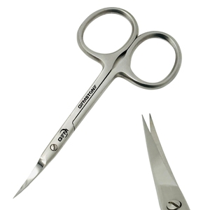 Ciseaux à ongles en acier inoxydable de qualité supérieure, 3,75 pouces, ciseaux à cuticules professionnels pour manucure, pédicure, soin des ongles - Product Image 5