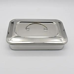 Boîtes de stérilisation manuelles professionnelles en acier inoxydable avec logo personnalisé pour instruments médicaux hospitaliers de haute qualité - Product Image 3