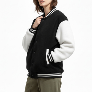 Wholesale Price ODM Reversible Cotton Lining Winter Softshell Varsity Jacket Women Outdoor Windproof <b>Thermal</b> Fleece with OEM - Product Image 3