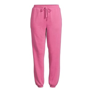 Women's Fleece Jogger Sweatpants High <b>Waist</b> Drawstring <b>Elastic</b> Cuff Casual Workout Lounge Pants with Pockets - Product Image 1