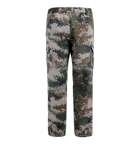 Ensemble de chasse en toile polyester imprimé pour l'hiver, durable, en tissu 3 couches, veste et pantalon de chasse avec ceinture pour hommes tactiques - Vente en gros - Product Image 4