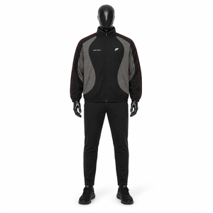 Veste coupe-vent de sport pour homme avec logo personnalisé, imperméable, légère, entièrement zippée, veste de survêtement, couleur contrastée, streetwear, veste athlétique - Product Image 2