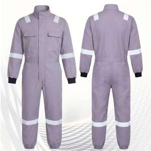 Wholesale <b>Men</b>’s Hi Vis <b>Work</b> Coveralls Reflective Strip Safety <b>Overalls</b> Construction Workwear Industrial <b>Work</b> Uniform - Product Image 4