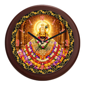 นาฬิกาแขวนผนังพิมพ์ลายส่วนตัว Shyam Baba ของตกแต่งบ้านสไตล์ฮินดู ของขวัญสำหรับวันแม่และวันรับปริญญา - Product Image 1