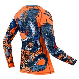 เสื้อแรชการ์ด OEM แบบกำหนดเองได้สำหรับทุกเพศ UPF 50 ชุดโยคะสำหรับออกกำลังกาย ป้องกันรังสียูวี ป้องกันการระคายเคือง กระชับรูปทรง ขายส่งจากโรงงาน OEM UPF 50 - Product Image 4