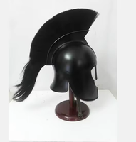 Casque de Chevalier Médiéval en Métal Poli Fait Main CH, Modèle Troie, Achille, Spartan, Décoration d'Intérieur, Objet de Présentation, Cadeau Pâques Noël MILAP