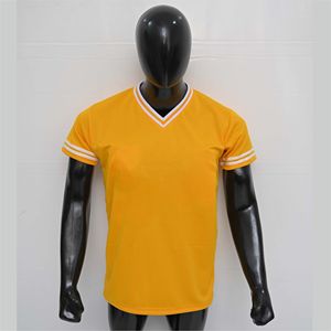 Camiseta deportiva personalizada de poliéster y spandex para hombre, que absorbe la humedad, para entrenamiento en el gimnasio, cuello redondo, en venta al por mayor. - Product Image 6