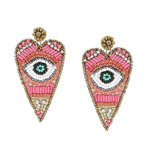 Pendientes de bordado de cuentas hechos a mano para mujer, joyería de moda con nuevos diseños de MD HANDICRAFTS - Product Image 1