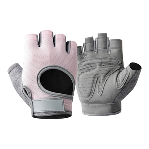 Guantes de entrenamiento de alto rendimiento con palma que absorbe los impactos, soporte de muñeca ajustable y agarre antideslizante para levantamiento de pesas. - Product Image 6