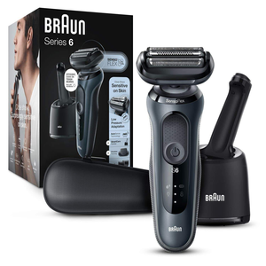 Afeitadora eléctrica Braun Serie 6 6075cc con centro SmartCare y recortadora, uso en seco y húmedo, recargable, inalámbrica - Product Image 6