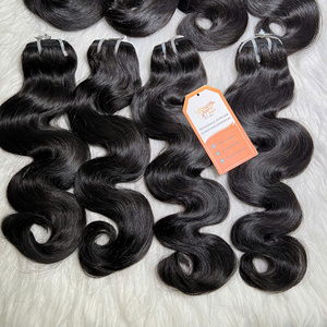 Article chaud Corps Ondulé Vietnamien Humain Haute Qualité Cheveux Cuticule Aligné Meilleur Choix Couleur Noire - Product Image 6