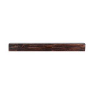 48\" X 8\" X 5\" 50 Lbs Capacity Natural Wood Fireplace Mantel <b>Wall</b> <b>Mounted</b> Floating Farmhouse Style Display <b>Shelf</b> - Product Image 1