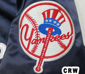 Chaqueta Bomber Personalizada con Nombre y Número del Equipo, Chaqueta de Béisbol de Satén Bordada con Diseño de Collage, Chaqueta Impermeable para Hombre - Product Image 4