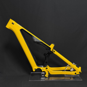Vàng Đen cef69 ánh sáng e-mtb khung 29er Boost bafang M560 động cơ 835wh Pin Enduro Ebike đầy đủ hệ thống treo <span class=keywords><strong>Carbon</strong></span> khung - Product Image 1