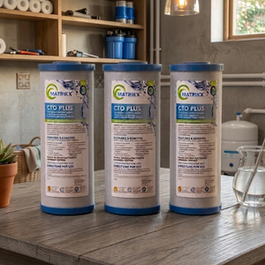 Système de filtration d'eau au point d'utilisation avec cartouche de charbon à insérer pour une hydratation pure quotidienne - Product Image 1