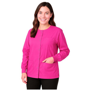 Unisex Classic Cotton <b>Scrub</b> <b>Sets</b> with Jersey Fabric Needle Detection Professional Medical Nurse Uniform for Hospital Use - Product Image 1