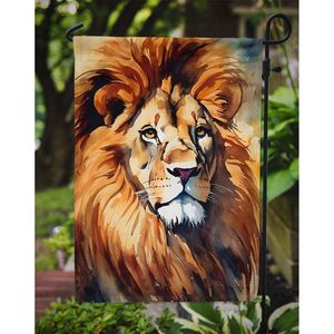 Lion <b>Garden</b> <b>Flag</b> Multicolor Tassestry for Mailbox Patio Decor Eye-catching Yard <b>Flag</b> Banner for Yard Flower Beds Artwork <b>Garden</b> - Product Image 3