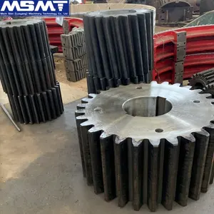 OEM forjado Big Spur rueda de engranaje personalizado planta de cemento molino de bolas módulo grande Engranaje grande personalizado rueda de engranaje grande