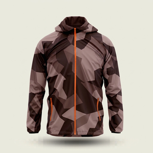 Chaquetas de Lluvia Formales con Capucha para Hombre, Estilo Personalizado, de Lona, Impermeables, Cortavientos, con Cierre de Cremallera, para Clima Montañoso, Unisex - Product Image 1