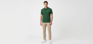 Custom Performance <b>Polo</b> Shirt <b>Orange</b> Red Short Sleeve Golf Tennis Casual Men Women Moisture Wicking Breathable Wholesale OEM - Product Image 5