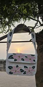 Bolsos de Hombro de Lujo Hechos a Mano con Cuentas, Estilo Boho, Ligeros, para Verano, Bolsos de Mano de la India - Product Image 5