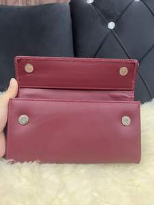 Cartera Larga de Piel Sintética para Mujer con Asa y Cierre Magnético, Bolso de Noche para Dama, Accesorios de Moda Personalizados OEM - Product Image 3