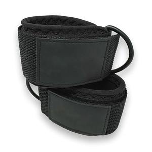 Correas de Tobillo con Anillo en D de Alta Calidad, Cierre a Presión, Protección Integral, Profesionales, Unisex, Acolchadas con Cuero Suave, para Deportes con Pesas - Product Image 1