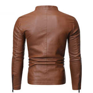 Chaqueta de Cuero de Último Diseño y Alta Calidad para Hombre, Chaquetas de Cuero para Hombre, Chaqueta de Cuero Casual de Alta Demanda para Hombre - Product Image 5