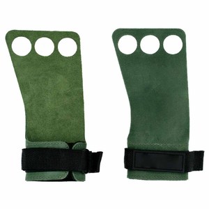 Nayab Industries - Agarraderas de Cuero Transpirable con Cierre de Gancho y Bucle, Protección Avanzada para Entrenamiento Físico, Levantamiento de Pesas y Dominadas - Product Image 1
