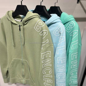 Haute qualité hommes hiver porter des sweats à capuche décontractés couleur unie sweats à capuche décontractés vêtements de mode Slim Fit sweats à capuche pour hommes vêtements en vrac Bale - Product Image 6