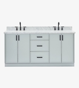 Mueble de Baño Keziah de 73 Pulgadas con Doble Lavabo, Solo Mueble, 4 Opciones de Acabado, Venta al Por Mayor, Fábrica en Vietnam - Product Image 1