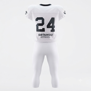 Ensemble de maillots de football américain personnalisés OEM/ODM en gros, sublimés, pour équipes, jeunes, collégiens, entraînement, uni - Product Image 2