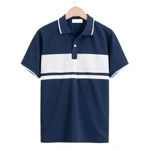 Camisas Polo para hombre, camisas de moda de manga corta ajustadas de alta calidad, logotipo propio personalizado, patrón sólido, tela de lona, venta al por mayor - Product Image 5
