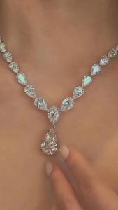 Collar de diamantes elegante de calidad premium para fiestas, con apariencia de lujo, disponible a precio directo de fábrica. - Product Image 4