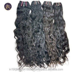 Extensions de cheveux naturels indiens vierges Remy, noirs, de haute qualité, bouclés crépus pour un coiffage et un tissage durables - Product Image 4