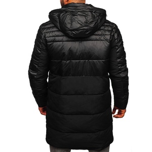 Vente en gros : Manteau d'hiver pour homme, style mode, haute qualité, matelassé en duvet de canard, coupe classique, col montant, à capuche, imperméable, réversible et chaud - Product Image 2