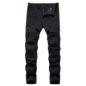 Jeans Skinny Blancs pour Hommes, Tailles 29-42, Nouveau Modèle Slim Fit, Tendance Moto, Jeans Droits en Denim - Product Image 3