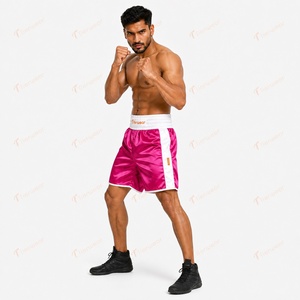 กางเกงชกมวย Performance Boxing Fight Trunks 195 GSM โพลีเอสเตอร์/ไนลอน ยืดหยุ่นสูง ระบายอากาศได้ดี แห้งเร็ว น้ำหนักเบา เหมาะสำหรับการฝึกซ้อมต่อสู้ 男女兼用 - Product Image 3
