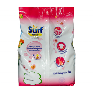 Détergent en poudre Surf Blossom Fresh 380g Détergent en poudre au parfum floral doux Idéal pour la vente au détail et la vente en gros - Product Image 4