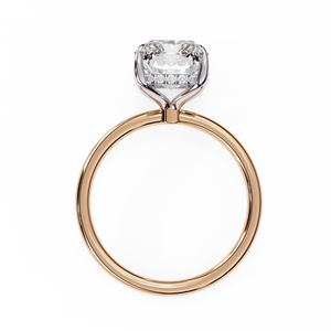 Bague de fiançailles solitaire en diamant de laboratoire taille radiant, sertie de quatre griffes classiques, certifiée IGI, bijoux de luxe pour mariée - Product Image 6