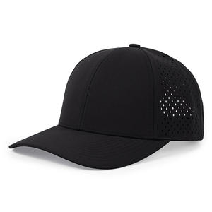 Wholesale High Quality Plain 6 Panel Laser Cut Holes Trucker <b>Hat</b> Unisex <b>Waterproof</b> Perforated Baseball Cap Fashion Hip Hop <b>Hats</b> - Product Image 2